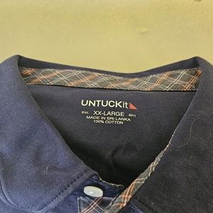 Untuckit long sleeve wrinkle free polo